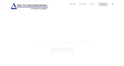 Desktop Screenshot of delta-engineering.com